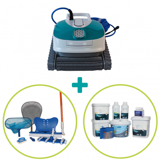 PACK ENTRETIEN LAGOS (Robot nettoyeur, kit entretien 8 accessoires et kit hivernage)